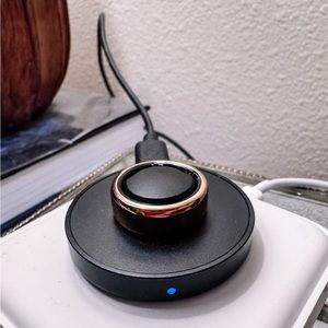 Oura Gold Ring Wearable for Health Tracking